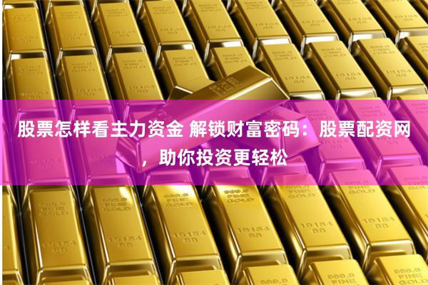 股票怎样看主力资金 解锁财富密码：股票配资网，助你投资更轻松