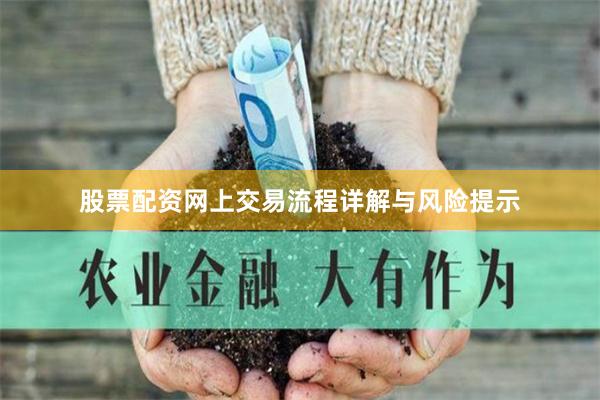 股票配资网上交易流程详解与风险提示